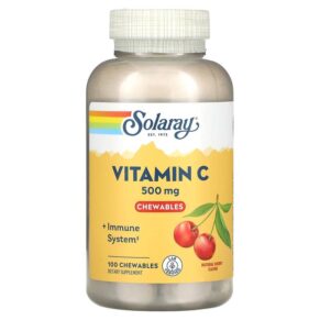 Solaray Vitamin C Natural Cherry 500 mg 100 viên 076280044904