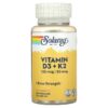 Solaray Vitamin D3 + K2 120 viên 076280574456