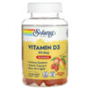 Solaray Vitamin D3 Natural Peach Mango & Strawberry 25 mcg 60 viên 076280672299