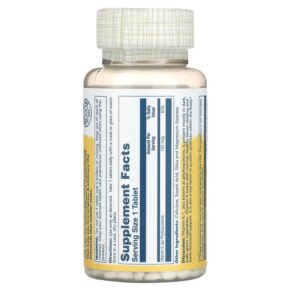 Solaray Vitamin K 100 mcg 100 Tablets 076280042122