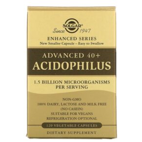 Solgar Advanced 40+ Acidophilus 120 viên 033984000292