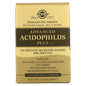 Solgar Advanced Acidophilus Plus 120 viên 033984000254