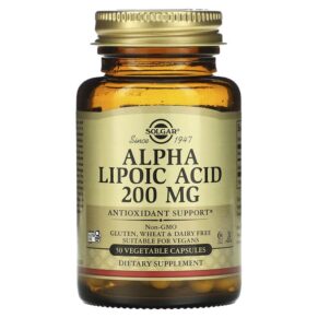 Solgar Alpha Lipoic Acid 200 mg 50 viên 033984000582