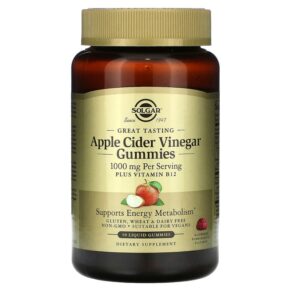 Solgar Apple Cider Vinegar Raspberry Pomegranate 500 mg 50 viên 033984007109