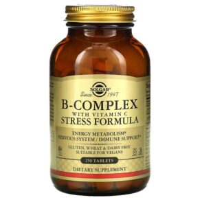 Solgar B-Complex + Vitamin C Stress Formula 250 viên 033984002012