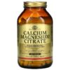 Solgar Calcium Magnesium Citrate 250 viên 033984005105