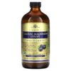 Solgar Calcium Magnesium Citrate Liquid + Vitamin D3 Blueberry 16 fl oz (473 ml) 033984358317