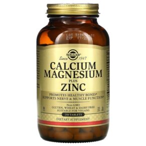 Solgar Calcium Magnesium Plus Zinc 250 viên 033984005211
