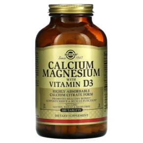 Solgar Calcium Magnesium + Vitamin D3 300 viên 033984005198