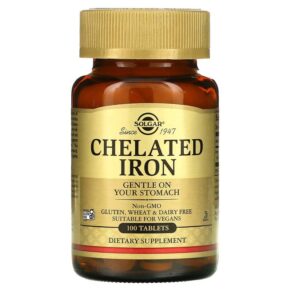 Solgar Chelated Iron 100 viên 033984006805