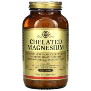 Solgar Chelated Magnesium 250 viên 033984594333
