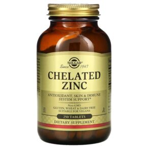 Solgar Chelated Zinc 250 viên 033984008014