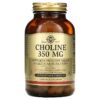 Solgar Choline 350 mg 100 viênule 033984008304