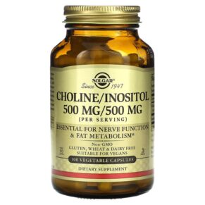 Solgar Choline/Inositol 250 mg 100 viên 033984008502