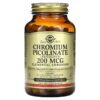 Solgar Chromium Picolinate 200 mcg 180 viên 033984008670