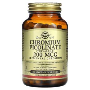 Solgar Chromium Picolinate 200 mcg 180 viên 033984008670