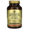 Solgar Chromium Picolinate 500 mcg 120 Vegetable Capsules 5 Solgar Chromium Picolinate 500 mcg 120 viên 033984008724