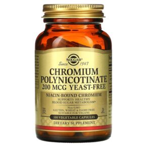 Solgar Chromium Polynicotinate 200 mcg 100 viên 033984008762