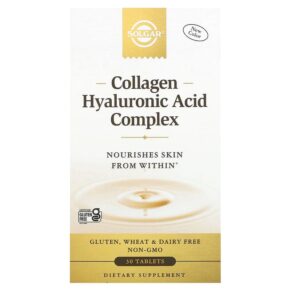 Solgar Collagen Hyaluronic Acid Complex 30 viên 033984014176