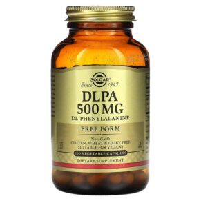 Solgar DLPA DL-Phenylalanine Free Form 500 mg 100 viên 033984010116