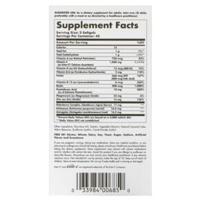 Solgar Ester-C Plus Immune Complex 90 Softgels 033984006850