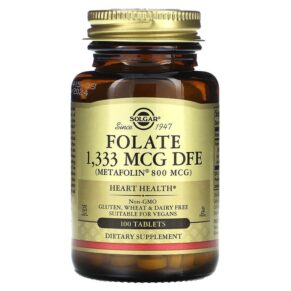 Solgar Folate 1.333 mcg DFE 100 viên 033984019454