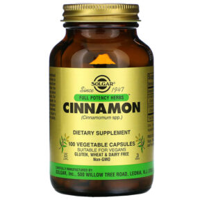 Solgar Full Potency Herbs Cinnamon 100 viên 033984008779