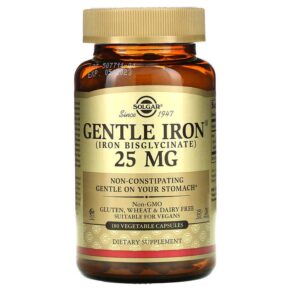 Solgar Gentle Iron 25 mg 180 viên 033984012509