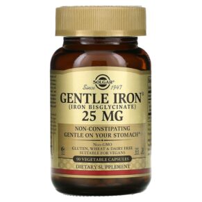 Solgar Gentle Iron 25 mg 90 viên 033984012493