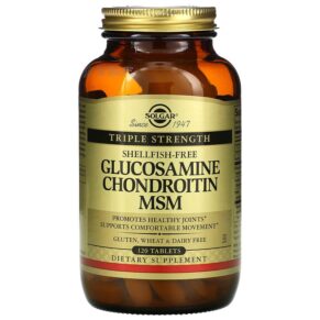 Solgar Glucosamine Chondroitin MSM Triple Strength 120 viên 033984013193