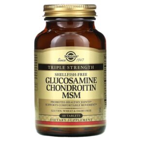 Solgar Glucosamine Chondroitin MSM Triple Strength 60 viên 033984013186