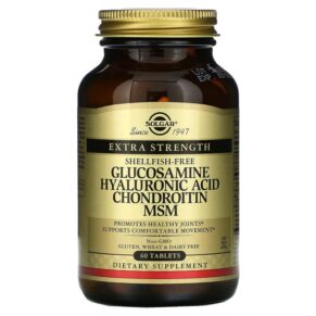 Solgar Glucosamine Hyaluronic Acid Chondroitin MSM 60 viên 033984013162