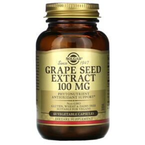 Solgar Grape Seed Extract 100 mg 60 viên 033984013568