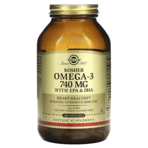Solgar Kosher Omega-3 740 mg 100 viên 033984005495