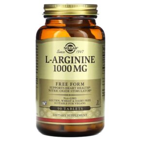 Solgar L-Arginine Free Form 1.000 mg 90 viên 033984001503