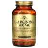 Solgar L-Arginine Free Form 500 mg 250 viên 033984001428