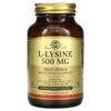 Solgar L-Lysine Free Form 500 mg 100 viên 033984016811