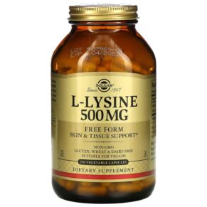 Solgar L-Lysine Free Form 500 mg 250 viên 033984016828