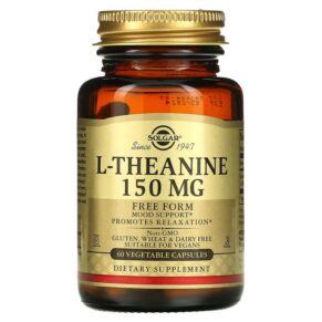 Solgar L-Theanine Free Form 150 mg 60 viên 033984027060
