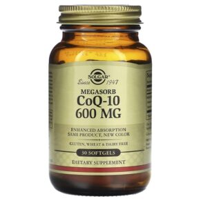 Solgar Megasorb CoQ-10 600 mg 30 viên 033984009707