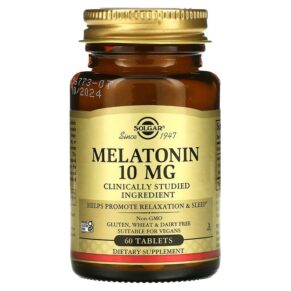 Solgar Melatonin 10 mg 60 viên 033984019560