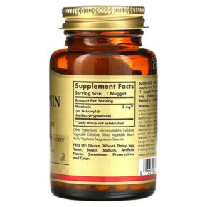 Solgar Melatonin 3 mg 120 Nuggets 033984019355