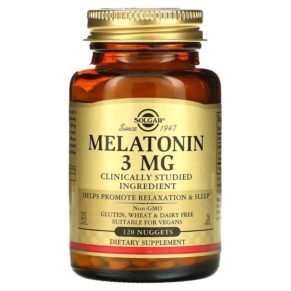 Solgar Melatonin 3 mg 120 viên 033984019355