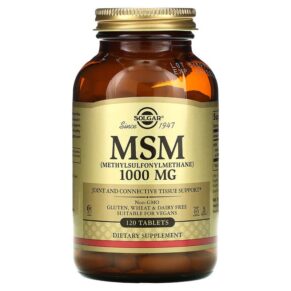 Solgar MSM (Methylsulfonylmethane) 1.000 mg 120 viên 033984017344