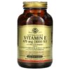 Solgar Natural Source Vitamin E 670 mg (1.000 IU) 100 viên 033984035614