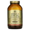 Solgar Omega-3 Fish Oil Concentrate 120 viên 033984017887