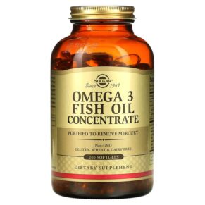 Solgar Omega 3 Fish Oil Concentrate 240 viên 033984016996