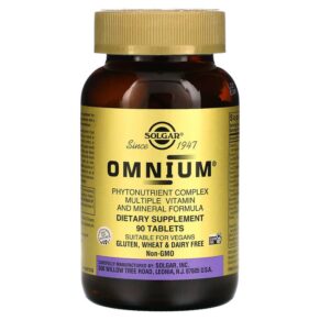 Solgar Omnium Phytonutrient Complex Multiple Vitamin & Mineral Formula 90 viên 033984020672