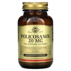 Solgar Policosanol 20 mg 100 viên 033984022515