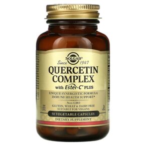 Solgar Quercetin Complex + Ester-C Plus 50 viên 033984023185